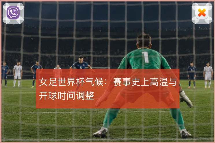 女足世界杯气候:赛事史上高温与开球时间调整